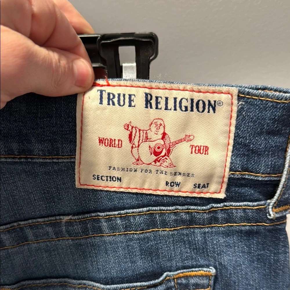True Religion Blue Straight Jeans